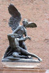 Naklejka premium War memorial statue, Chioggia