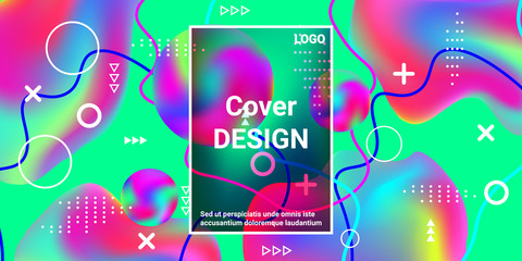 Fototapeta premium Modern design poster