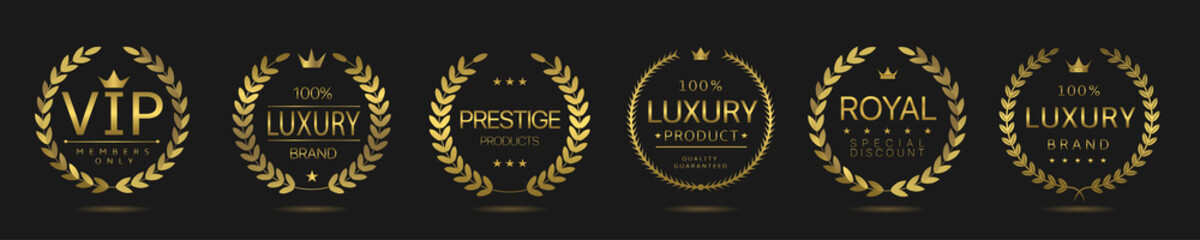 Luxury and vip labels