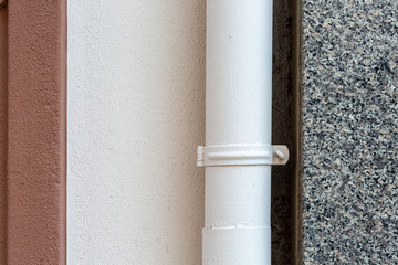 Pipes and walls on the street