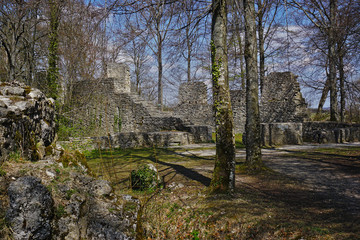 Burgruine Hohenmelchingen auf der Schw&auml;bischen Alb