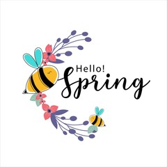 spring season illustration 