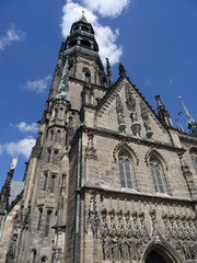 Fototapeta premium historische Kirche in Chemnitz