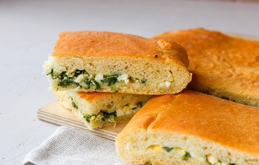 Onion and egg pie