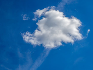 Fototapeta na wymiar Cumulus humilis Wolken Hintergrund