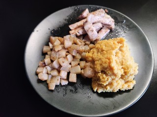 Fait maison - Porc, navets et lentilles corail