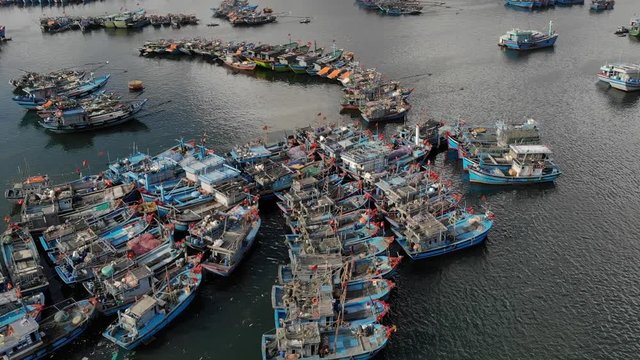 The Drone fly over an amazing place