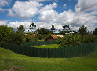 Green hills of Rostov the Great. Russia.