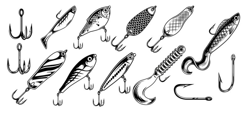 Topwater Bass Fishing Lure Svg Bundle, Printable Topwater Lure Digital  Download, Bass Lure Hand Drawn Illustration -  Canada