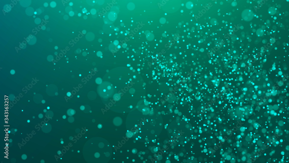 Poster dust particles. abstract background of particles. 3d rendering. dots background. futuristic digital 