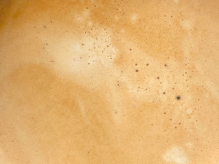 Cream of freshly brewed coffee background or texture. Can be used in your sales.