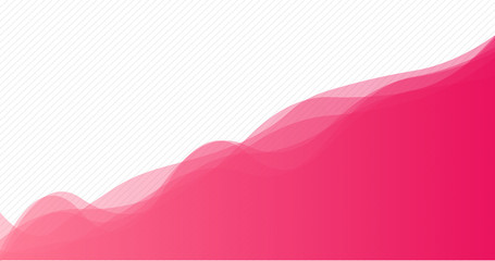 Abstract pink soft pastels wavy background vector illustration with place for your text for posters and banners.