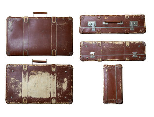 old suitcase texture mapping, all surfaces