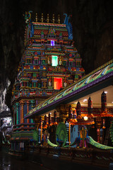 hidden cave temple at batu caves