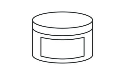 Cream, beauty, cosmetic, face, care free vector icon