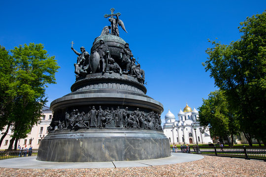 view of Novgorod Kremlin Russia