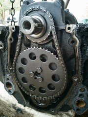 Timing chain of forklifts.The tongue chain has been removed for checking.