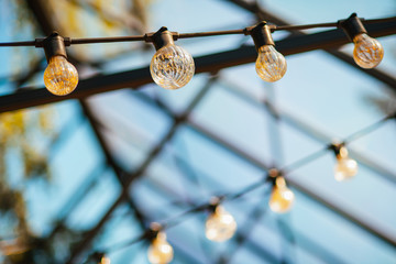 beautiful retro edison light lamp decor, light lamp electricity hanging decorate  interior