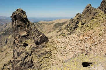 Vista del Cuerno del Almanzor, en el Parque Regional de la Sierra de Gredos.
