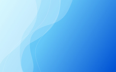 Abstract modern blue wave vector background