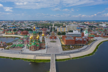 Obraz premium aerial view of Yoshkarola in Russia
