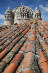 Zamora cathedral in Spain in Europe in sunny day