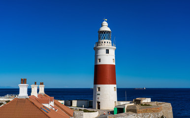 Europa Point Lighthouse, Trinity Lighthouse or Victoria Tower. Gibraltar