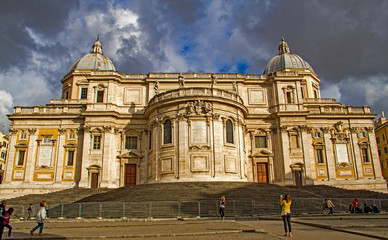 Clemens X Pont Max Liberianae Basilica in Rome, Beautiful Roman Architecture