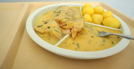 chicken breast with potatoes