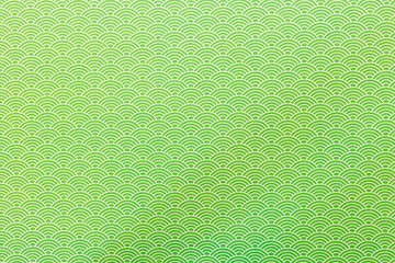 Arch green fish scales pattern elegant texture