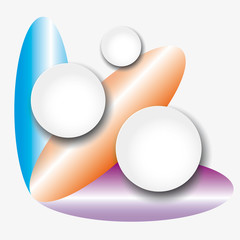 Infoteller Farbhintergrund