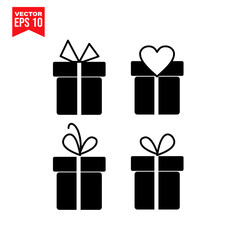 gift box icon symbol Flat vector illustration for graphic and web design.
