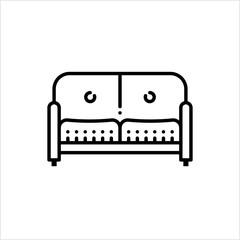 Sofa Icon, Furniture Icon, Couch,, Settee, Futon, Home Office Furniture