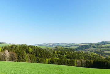 Niederösterreichische Grünland Landschaft