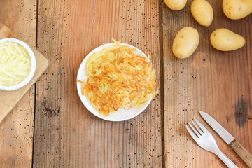 Kartoffelpuffer Kartoffelrösti Rösti Puffer selber machen