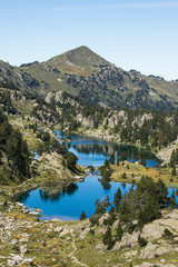 Mountain Lake in Pyrenees, Spain, 