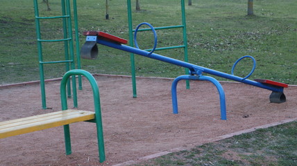 playground territory with gym stuff