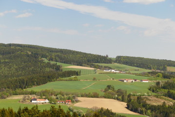 Landschaft, im südlichen Niederösterreich