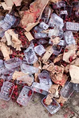 Rotten strawberries on the landfill © rootstocks
