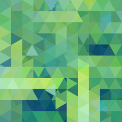 Abstract geometric style green background. Green business background Vector illustration