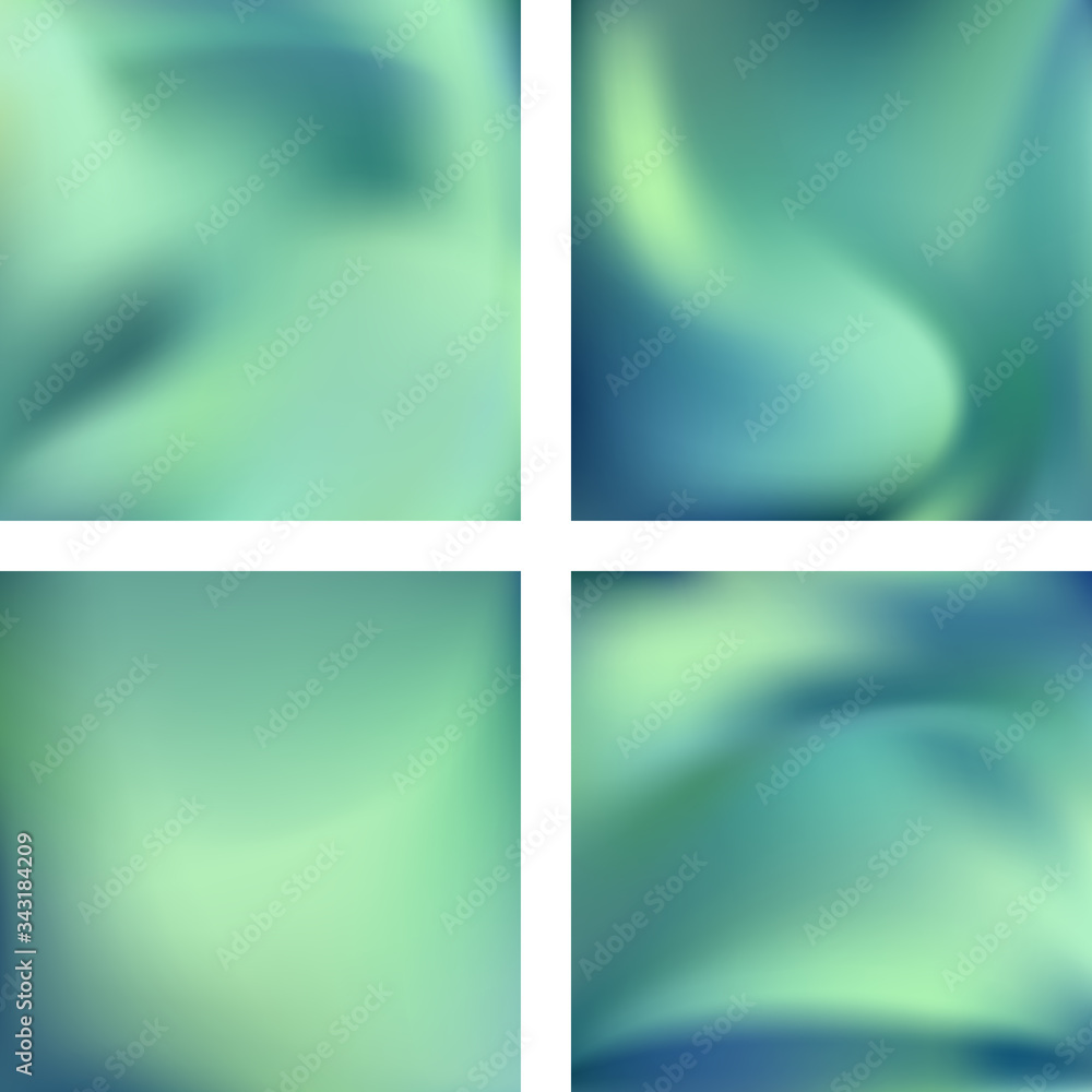 Poster set with abstract blurred backgrounds. vector illustration. modern geometrical backdrop. abstract te
