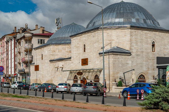 Sivas, Turkey . August 24, 2019 : A City Center  View of Sivas.