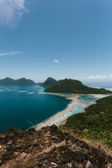 Fototapeta premium Semporna, Sabah, Malaysia - 26 April 2020 - Tun Sakaran Marine Park