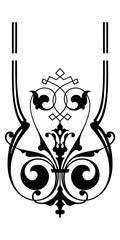vintage frame design element