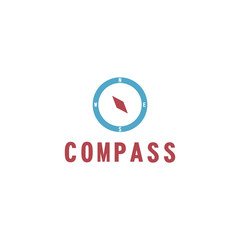 vector illustration compass icon flat design