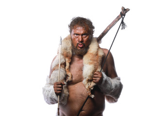 Primeval Caveman with a bow