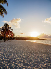 Playa Esmeralda at sunset, Holguin Province, Cuba