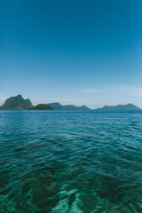 Fototapeta premium Semporna, Sabah, Malaysia - 26 April 2020 - Tun Sakaran Marine Park