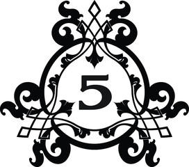 vintage design element