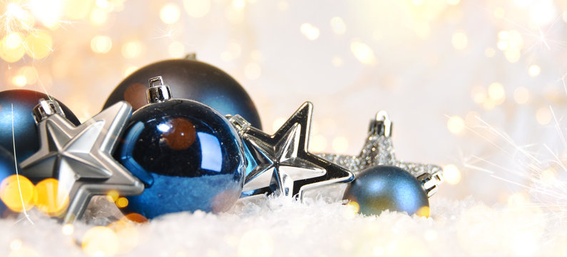 Christmas and New Year holiday background